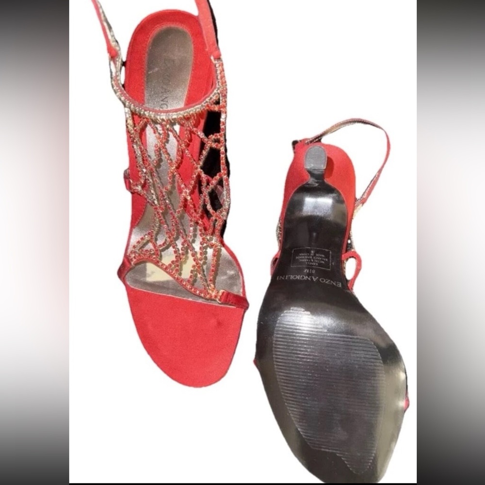 Enzo Angiolini Women's Dress Heels Red Size 8.5 NWT /NO BOX